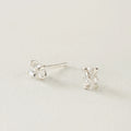 ARETES DIAMANTE HERKIMER EN BRUTO