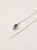 solitario cadena lapislázuli plata