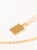 Collar Placa número 7 dorado pre-orden