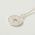 COLLAR MEDALLON ELEMENTOS PLATA