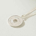 COLLAR MEDALLON ELEMENTOS PLATA