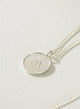 Collar Medallon Tierra Plata