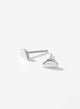 Aretes mini cúpula egipcia plata