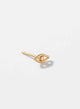 Solitario mini ojo egipcio baño en oro