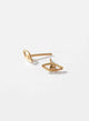 Aretes mini ojo egipcio baño en oro