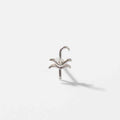 ARETES MINI PALMAS PLATA