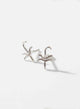 Aretes mini palmas plata