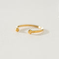 ANILLO PERDIGONES BAÑO EN ORO