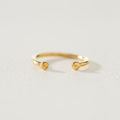 ANILLO PERDIGONES BAÑO EN ORO