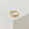 PIERCING ORBITA BAÑO EN ORO