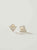 Aretes pirámide citrino  plata