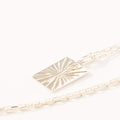 COLLAR PLACA NUMERO 1 PLATA