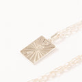 COLLAR PLACA NUMERO 7 PLATA