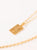 Collar Placa número 1 dorado pre-orden