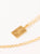 Collar Placa número 7 dorado pre-orden