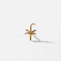 SOLITARIO MINI PALMA BAÑO EN ORO