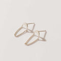 ARETES RAYO LUNAR PLATA