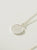 Collar Medallon aire plata