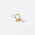 SOLITARIO MINI RUNA BAÑO EN ORO