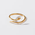 ANILLO SERPIENTE GRADUABLE BAÑO EN ORO