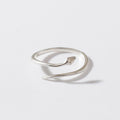 ANILLO SERPIENTE GRADUABLE PLATA