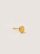 Solitario mini sol egipcio baño en oro
