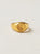 Anillo sello yinyang baño en oro