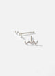 Aretes mini zig zag plata